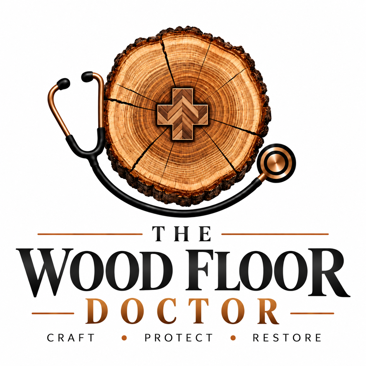 The Wood Floor Doctor logo